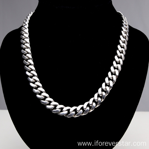 Hot Style 12mm Cuba Hip Hop Jewelry Necklace